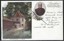 Greetings from Gottingen, Very Early German Postcard showing Otto Von Bismark picture
