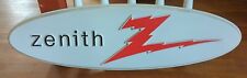 Vintage Zenith Dealer Sign Plastic Wall Display 51
