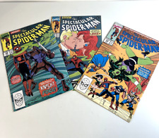Marvel The Spectacular Spider-Man #166-#168 (Avengers) (1990) 3 Comic lot picture