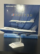1/200 JC Wings United 747-400 N104UA Rising blue Tulip  picture
