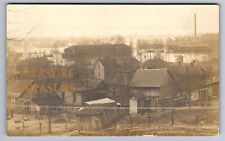 1913 RPPC MOUNT CARMEL, IL HIGH WATER WABASH RIVER FLOOD PHOTO Postcard P47 picture