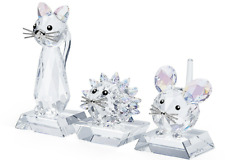Swarovski Replica Set Cat Mouse Hedgehog Limited Edition2020 #5492741 NIB $199 picture