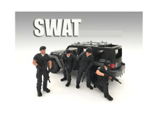 SWAT Team 4 Piece Figure Set For 1:24 Scale Models picture
