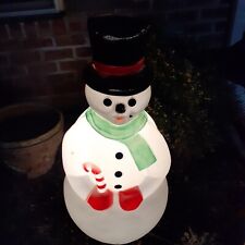 Vintage Snowman Blow Mold 34