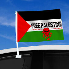 Free Palestine Palestine Car Flag  for Patriotic Events Parades Window Clip Flag picture