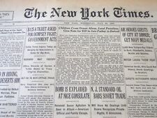 1927 JULY 20 NEW YORK TIMES - $125 A TICKET ASKED FOR DEMPSEY FIGHT - NT 6359 picture