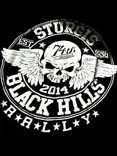 Delta Pro Weight Black Small TShirt Sturgis Black Hills 2014 Rally 021-65 picture