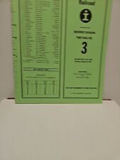 1983  Illinois Central Gulf Railroad Time Table 3 Government & Employes  Only  picture