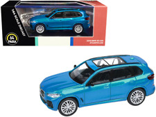 2018 BMW X5 G05 with Sunroof Atlantis Blue Metallic 1/64 Diecast Model Car picture