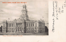Polk County Court House, Des Moines, Iowa, Early Postcard, Used picture