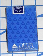 Sealed Deck Delta Airlines Playing Cards We Love To Fly and It Shows Blue MIB picture