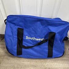 Southwest Airlines Blue Duffle Gym Bag Luggage Travel Soft Sided 23
