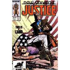 Justice (1986 series) #14 in Near Mint condition. Marvel comics [c& picture