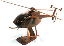 MD530 HELICOPTER MODEL Mahogany NATURAL WOOD picture