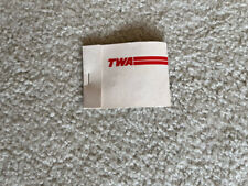 VTG TWA MATCHBOOK STYLE SEWING MENDING KIT ADVERTISING TRANS WORLD AIRLINES RARE picture