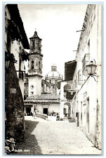 c1940's La Asturiana Hotel Buildings Taxco Guerrero Mexico RPPC Photo Postcard picture