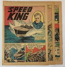 1946 four page cartoon story ~ GAR WOOD Speedboat Racer picture