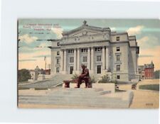 Postcard Lincoln Monument & Essex County Courthouse Newark New Jersey USA picture