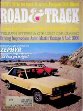 ZEPHYR, MERCURY'S CHALLENGE TO THE IMPORTS - ROAD & TRACK Magazine -  Sept 1977 picture
