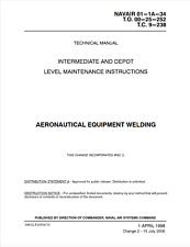 278 Page AERONAUTICAL EQUIPMENT WELDING NAVAIR Technical Manual On CD picture