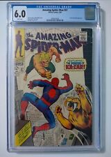 1968 The Amazing Spider-Man 57 CGC 6.0 Marvel Comics 2/68: 12-cent Ka-Zar cover picture