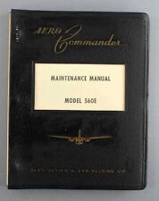 AERO COMMANDER MODEL 560-E MAINTENANCE MANUAL picture