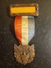 1918 PA Rural Letter Carriers Assn Convention Visitor Medal Ribbon Greenville,PA picture
