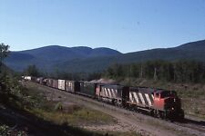 Duplicate  Train Slide Canadian National GP-40W #9466 08/1996 West Bethel ME picture