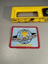 Vintage 1978 Wonderful World of Scouting Scout Show Patch VG+ (A3) picture