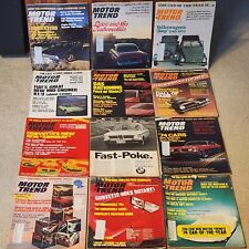 1973 Motor Trend Magazine Vintage Lot Of 12 Full Year Jan-Dec See Pictures picture
