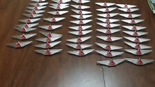 1 pack of 50 DELTA AIRLINES SILVER PLASTIC WINGS PIN  picture