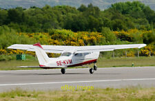 Photo 12x8 SE-KVM departs Oban Airport A Cessna F177RG registration SE-KVM c2013 picture