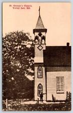 1912 VALLEY LEE MARYLAND MD ST GEORGE'S CHURCH ANTIQUE POSTCARD picture