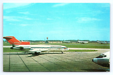 Postcard Northest Airlines Jet Greater Pittsburgh International Airport PA picture
