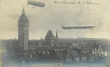 Postcard RPPC Germany Frankfurt 1909 Ballroom Meet Airship 23-2689 picture