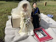 Princess Diana Bride Doll & Prince Charles The Danbury Mint picture
