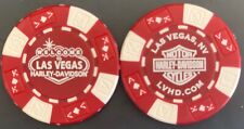 Las Vegas Harley-Davidson® in Las Vegas, NV Collectible Poker Chip Red/White picture