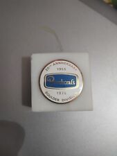 Square Vtg Beechcraft 1955-1975 Boulder Division 20th Anniversary Paperweight picture