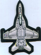 Boeing Douglas F 18 Super Hornet Fighter Jet Squadron Pilot Crew Jacket Patch   picture