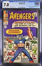 Avengers #16 CGC FN/VF 7.0 Hawkeye Scarlet Witch Quicksilver Join Marvel 1965 picture