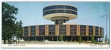 Houston Texas TX Postcard Oversized Host International Airport Hotel c1960s Cars picture
