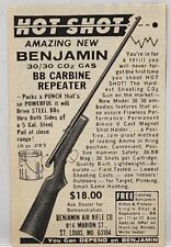 1965 Benjamin Air Rifle Hot Shot BB Carbine Repeater Hunting Print Ad St Louis picture