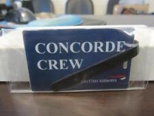 BRITISH AIRWAYS CONCORDE CREW LUGGAGE TAG SST AIRPLANE FLIGHT NEW IN PACKAGE picture
