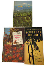 VTG 1930s Official Tourist Guide Southern California, What To Do & See- 3 Guides picture