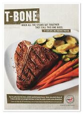Beef It's What's for Dinner T-Bone Steak 2012 Full-Page Print Magazine Ad picture
