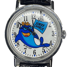 1981 Charlie Tuna wind-up watch 35mm Advertising Character Starkist Tuna works picture