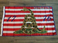 (2 Pack) 3x5 Navy Jack Gadsden Culpeper 1776 Molon Come and Take it Flag picture