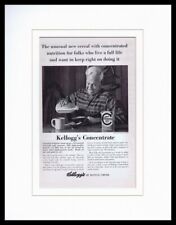 1962 Kellogg's Concentrate Cereal Framed 11x14 ORIGINAL Vintage Advertisement  picture