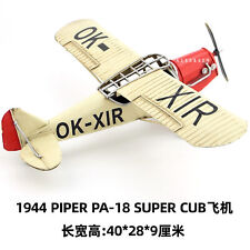 1944 PIPER PA-18 SUPER CUB Wrought iron handmade display Airplane Model picture