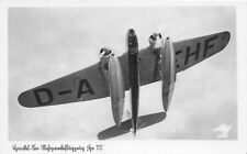 J70/ Aviation RPPC Postcard c1910 Airplane Germany D-A EHF Plane 428 picture